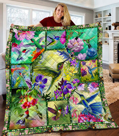 Hummingbird Quilt Blanket HN271002T