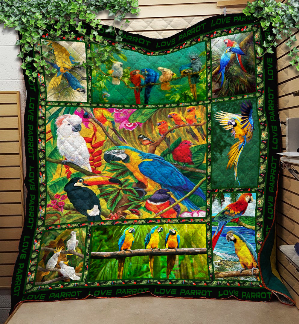 Parrot Quilt Blanket HN201003T