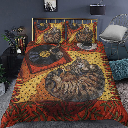 Cat Quilt Bedding Set HT240901