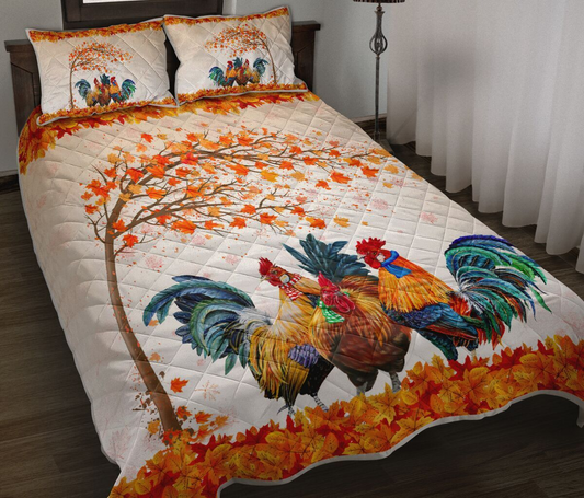 Chickens Quilt Bedding Set HT180902