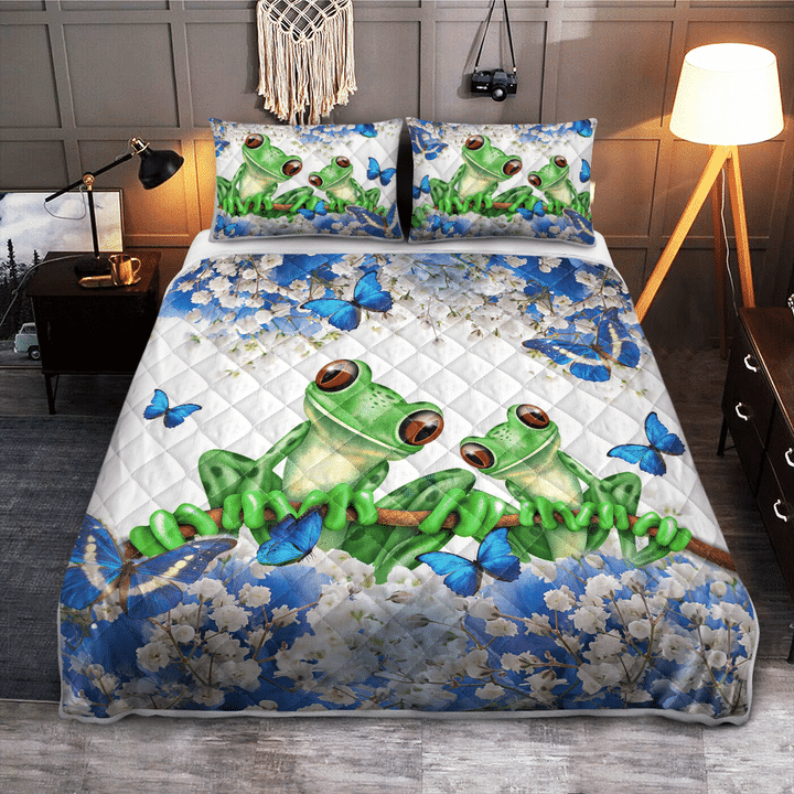 Frogs Quilt Bedding Set HT180905