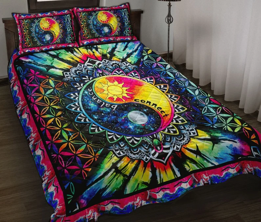 Hippie Quilt Bedding Set HT220908