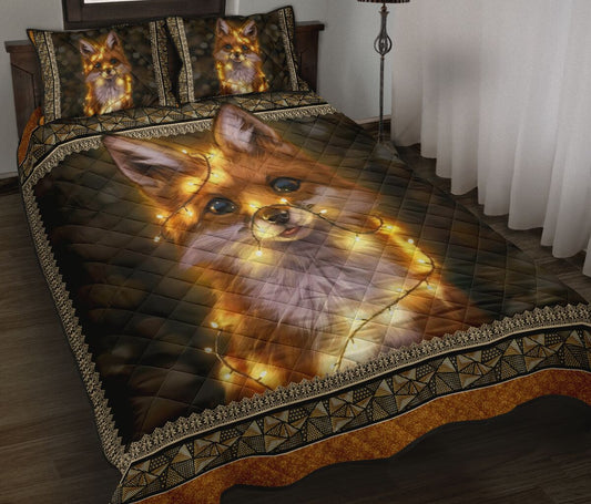 Fox Quilt Bedding Set HT240908