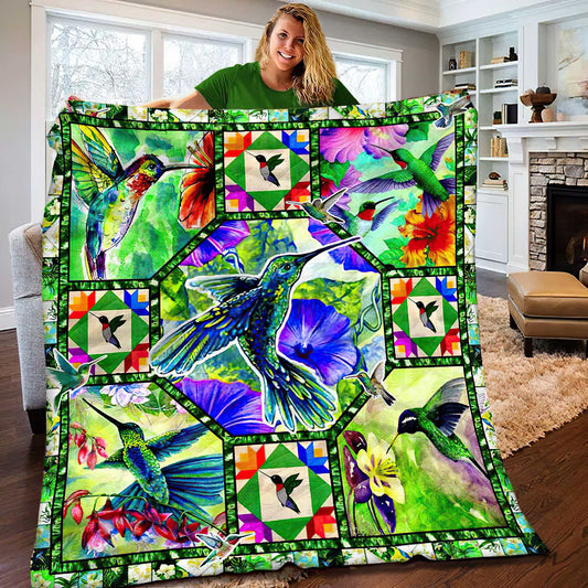 Hummingbird Quilt Blanket HT011111