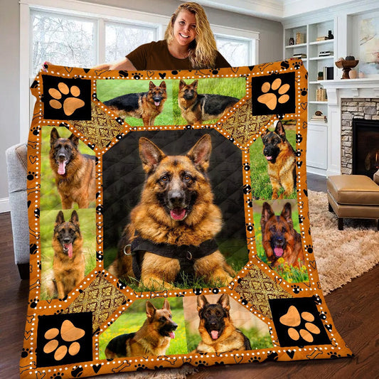 German Shepherd Quilt Blanket HT191001