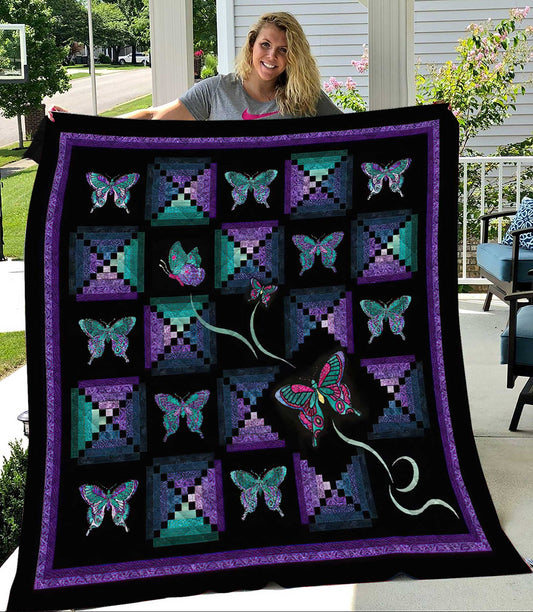 Butterfly Quilt Blanket HT271003