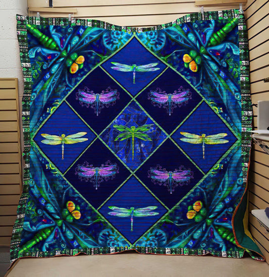 Dragonfly Quilt Blanket HT251003