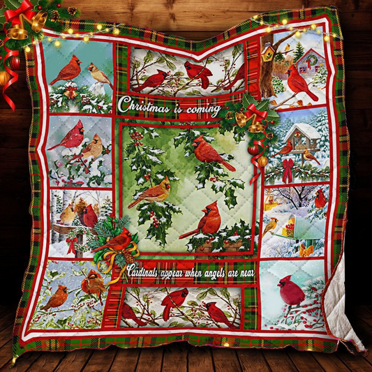 Cardinal Quilt Blanket HT301005