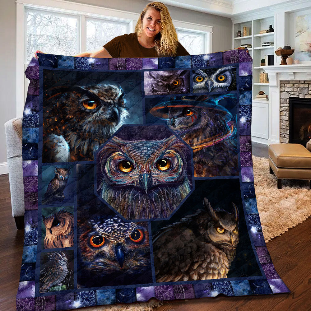 Owl Quilt Blanket HT251005