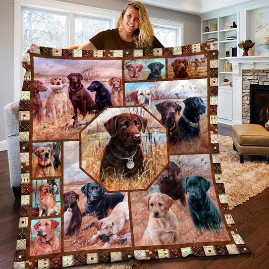 Labrador Quilt Blanket HT191006