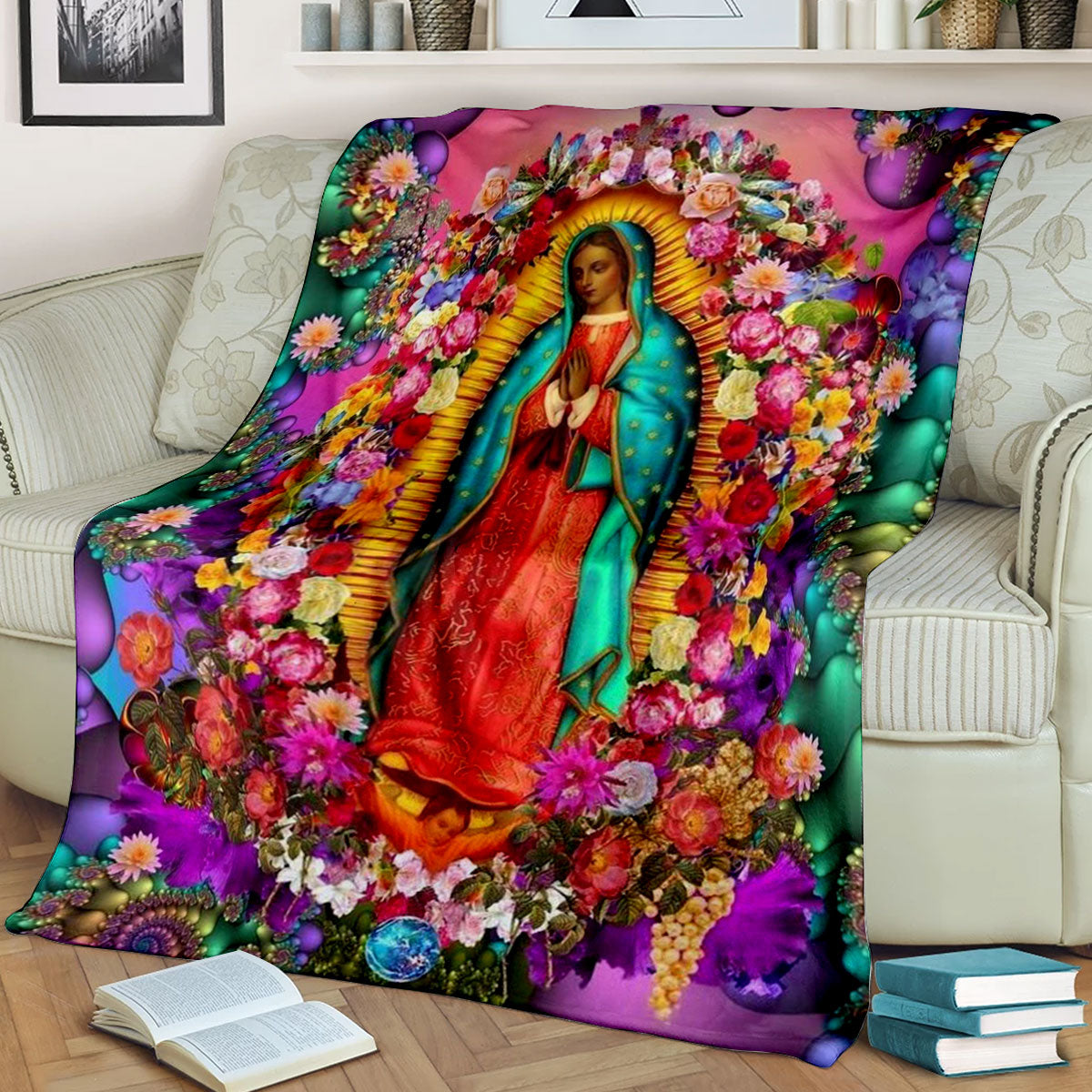 Our Lady Of Guadalupe Sherpa Fleece Blanket HT131007