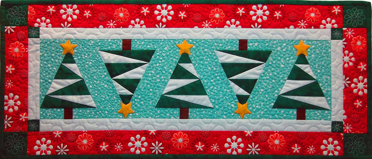 Christmas Tree CLA150324130 Quilted Table Runner