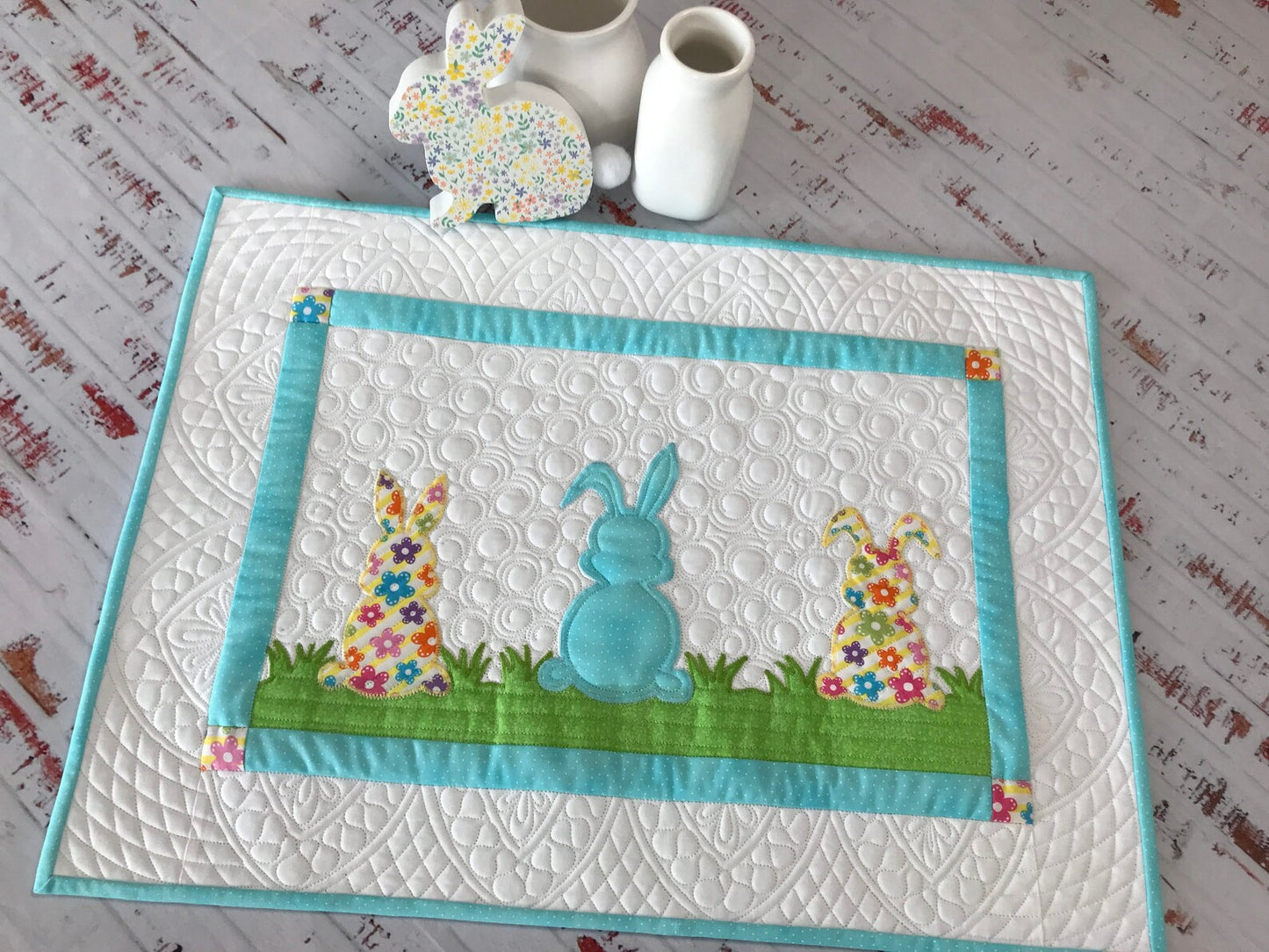 Bunny CLA130324024 Quilted Placemats