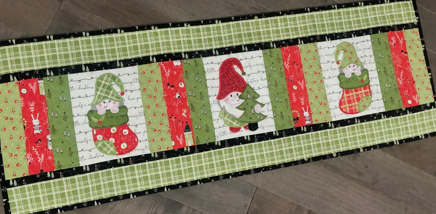 Christmas Gnome CLA150324053 Quilted Table Runner