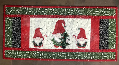 Christmas Gnome CLA150324050 Quilted Table Runner