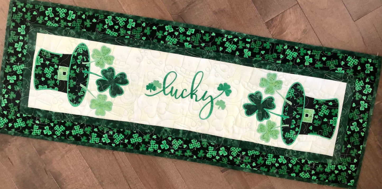 St.Patrick's Day CLA150324042 Quilted Table Runner