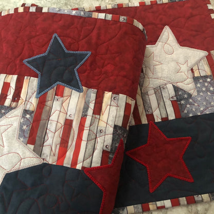 Patriotic Star CLA150324024 Quilted Table Runner