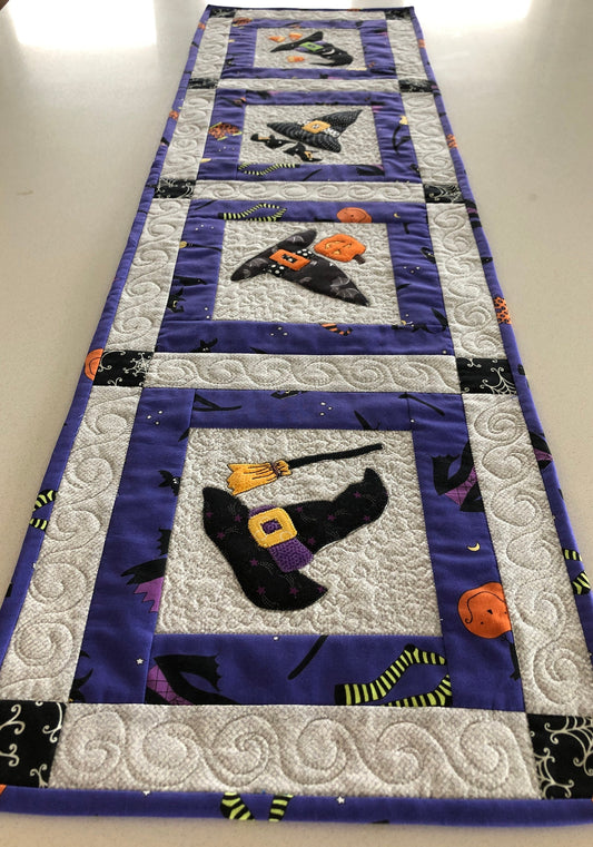 Halloween Witch CLA140324027 Quilted Table Runner