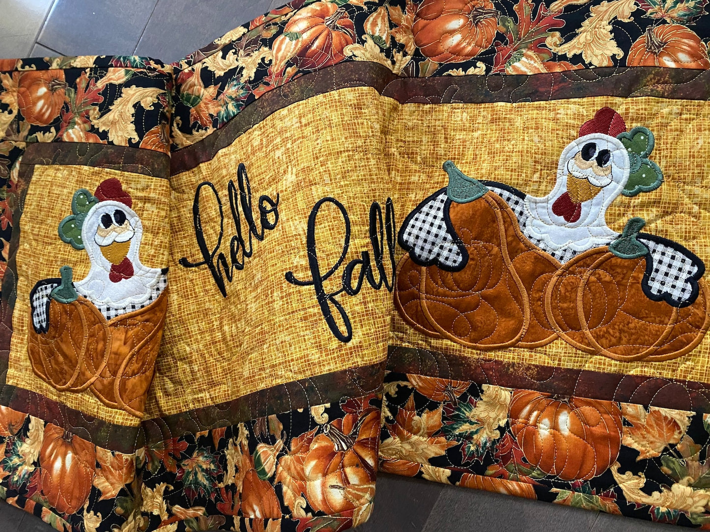 Turkey Autumn CLA140324189 Quilted Table Runner