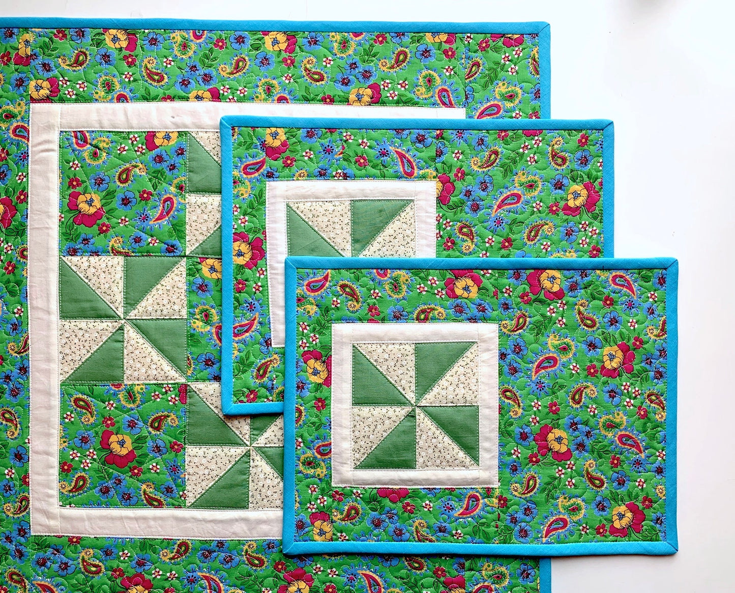 Flower CLA130324047 Quilted Placemats