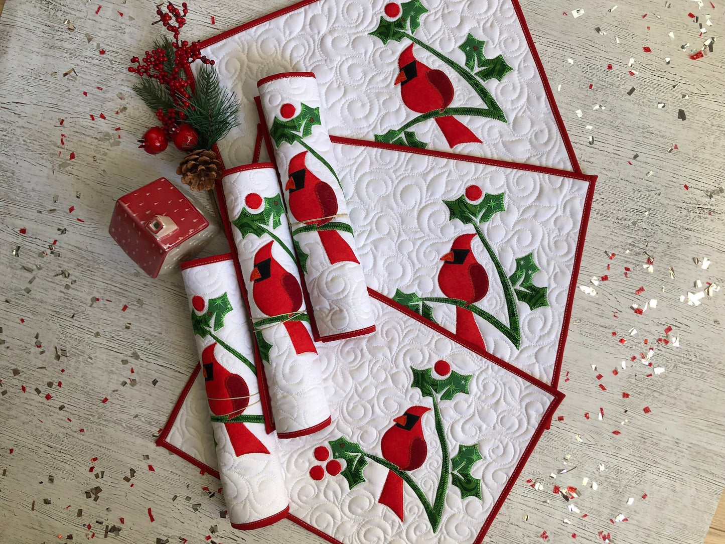 Cardinal CLA120324174 Quilted Placemats