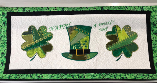 St.Patrick's Day CLA150324078 Quilted Table Runner