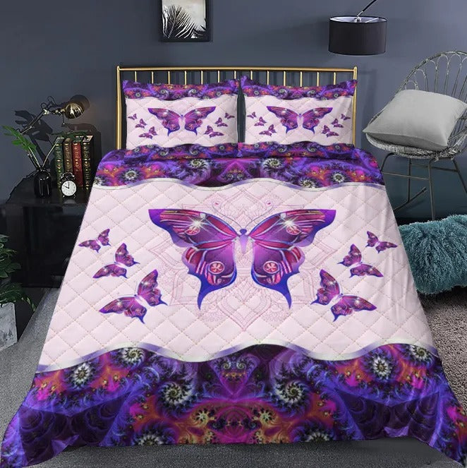 Butterfly Quilt Bedding Set MT021001T