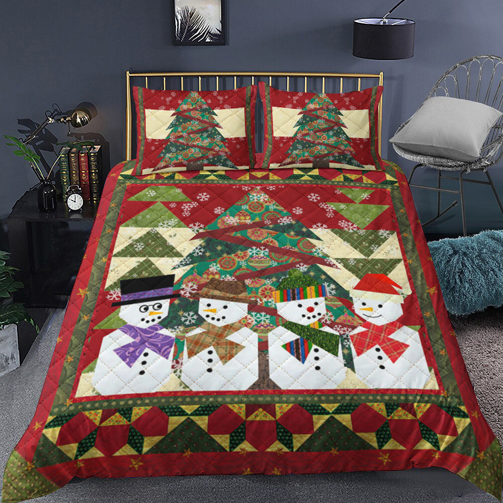 Snowman Quilt Bedding Set MT300901T