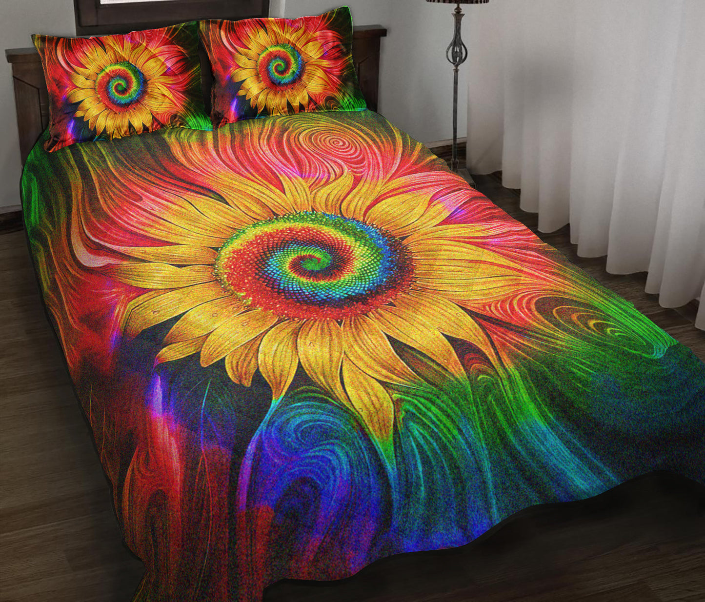 Hippie Sunflower Quilt Bedding Set MT090901T