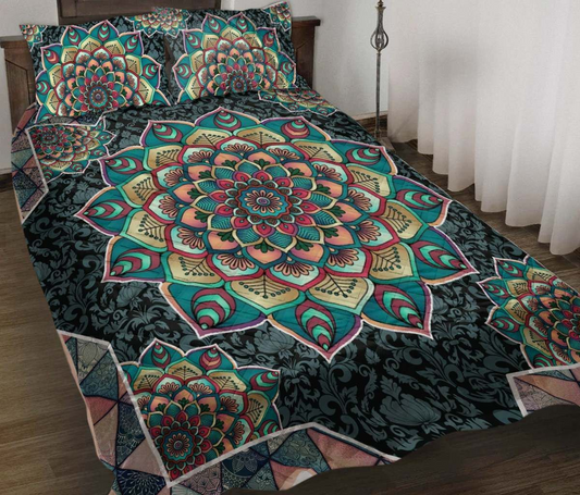 Mandala Quilt Bed Sheet MT210901T