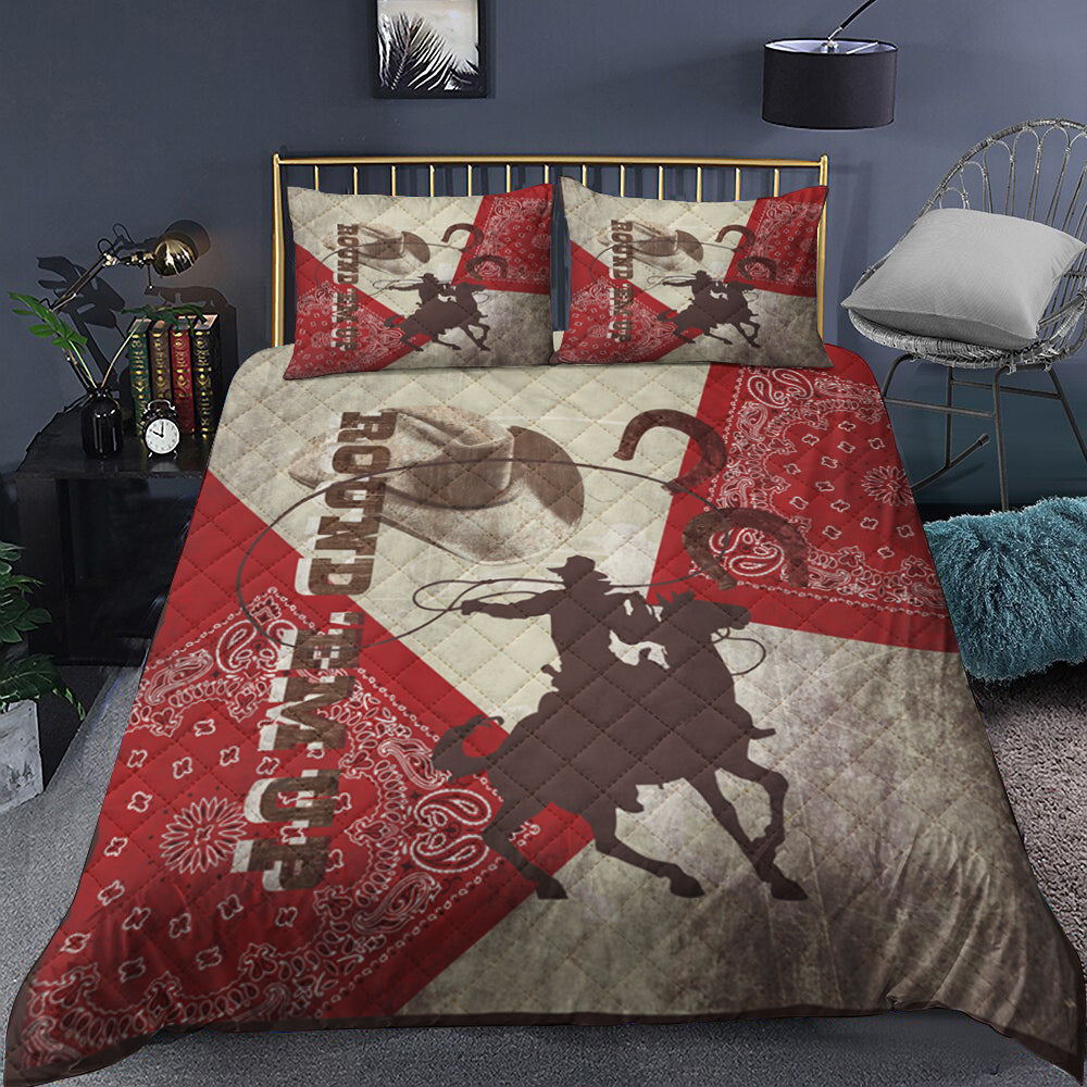 Cowboy Quilt Bedding Set MT220901T