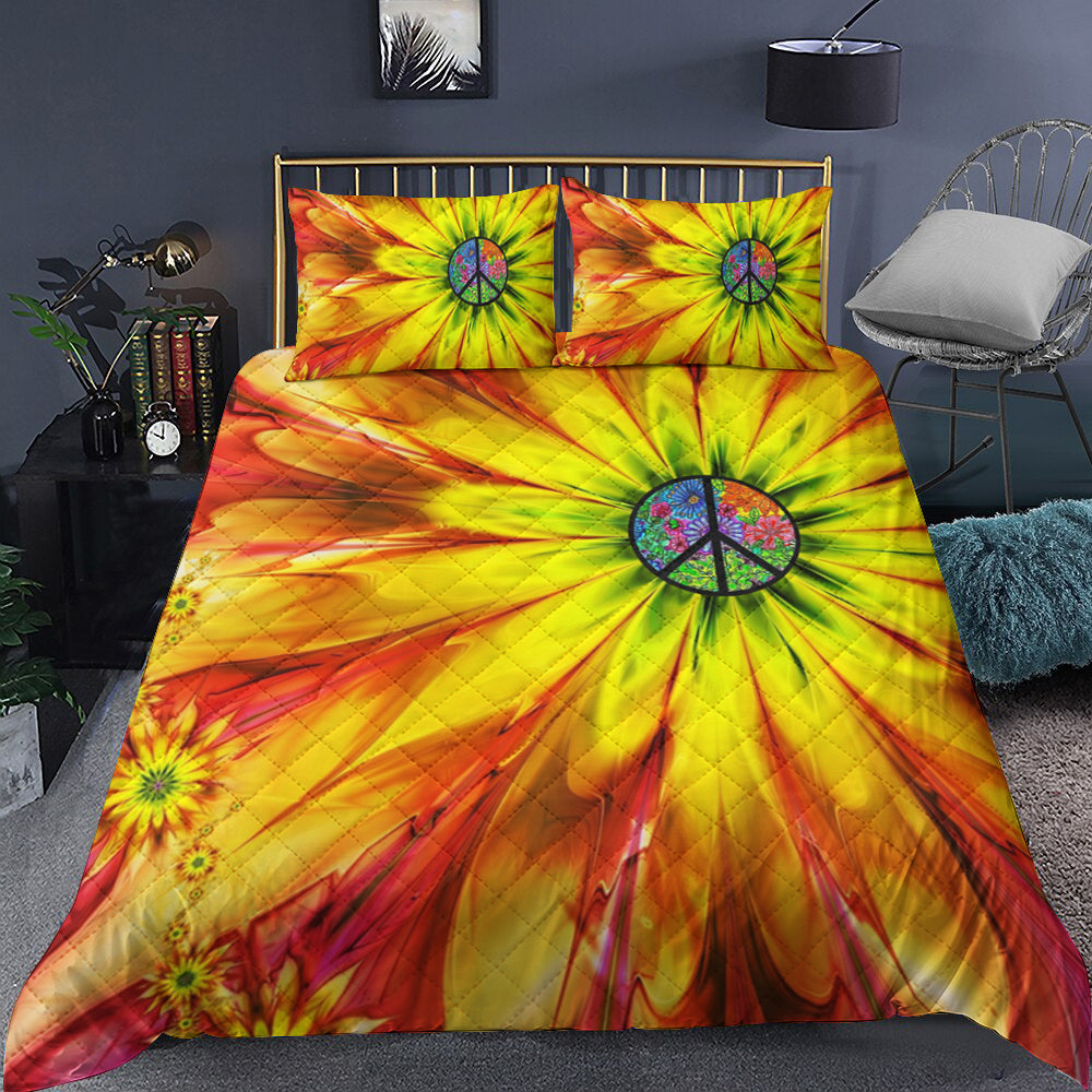 Flower Hippie Quilt Bedding Set MT150902T