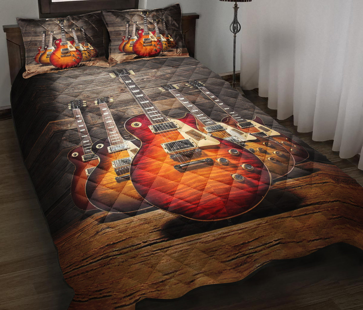 Guitar Quilt Bedding Set MT240902T