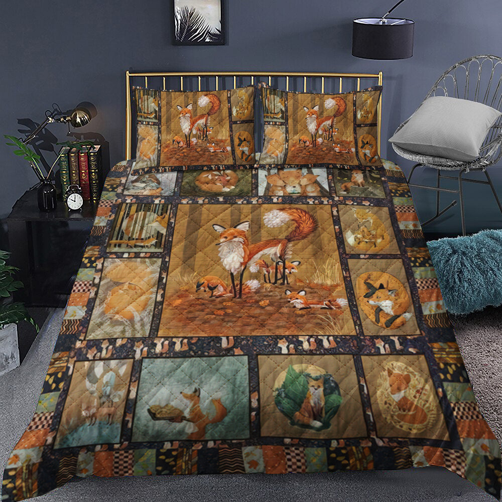 Fox Quilt Bedding Set MT170902T