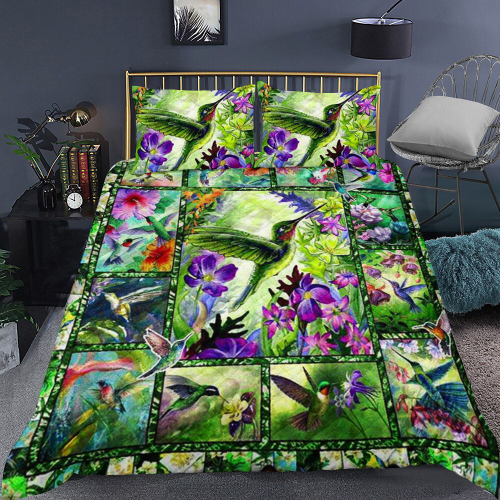 Hummingbird Quilt Bedding Set MT160903T