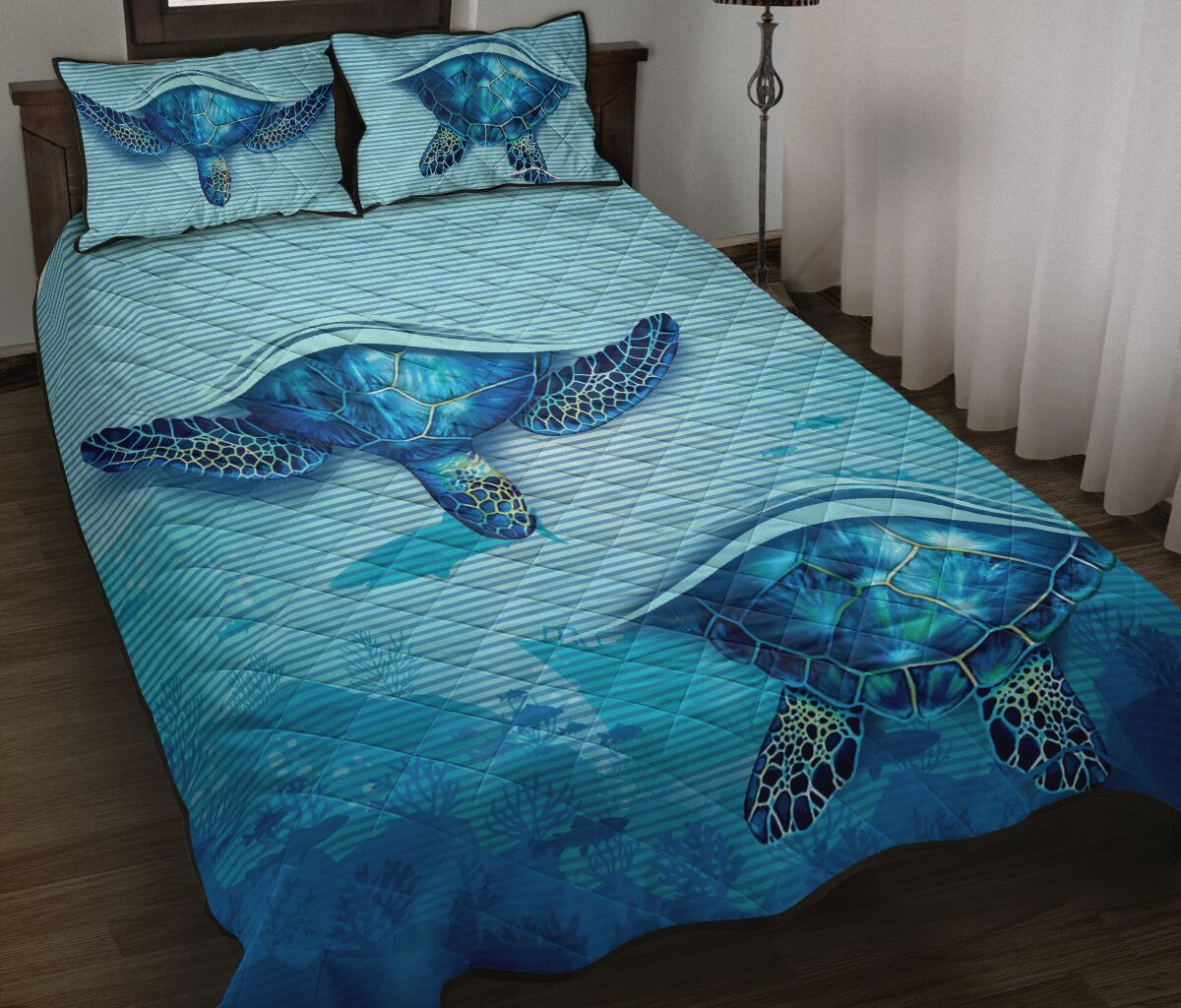 Turtle Quilt Bedding Set MT200903T