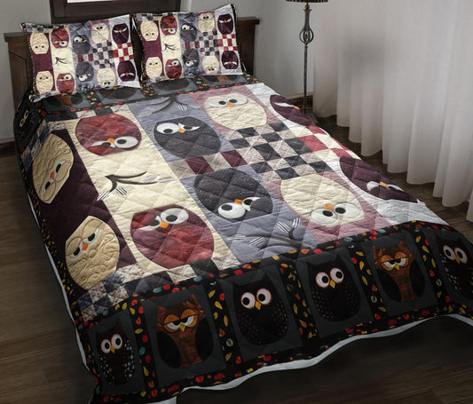 Owl Quilt Bedding Set MT280904T