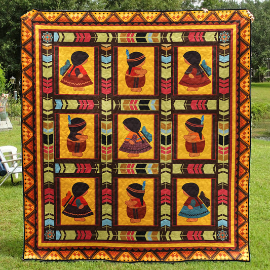 Native American Quilt Blanket HM09032301BL