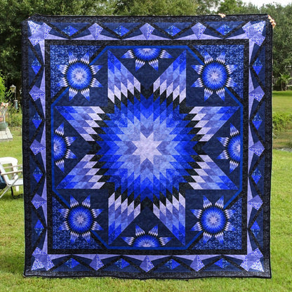 Native American Star Quilt Blanket HM27022303BL