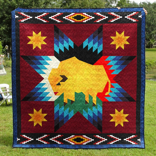 Native American Quilt Blanket HM27022304BL