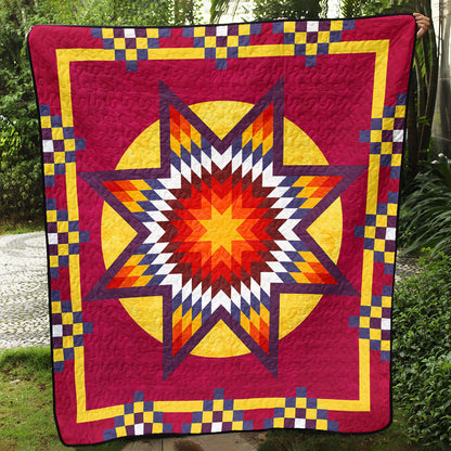 Native American Inspired Star Art Quilt TL26072301BL