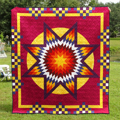 Native American Inspired Star Art Quilt TL26072301BL