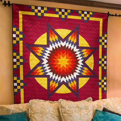 Native American Inspired Star Art Quilt TL26072301BL