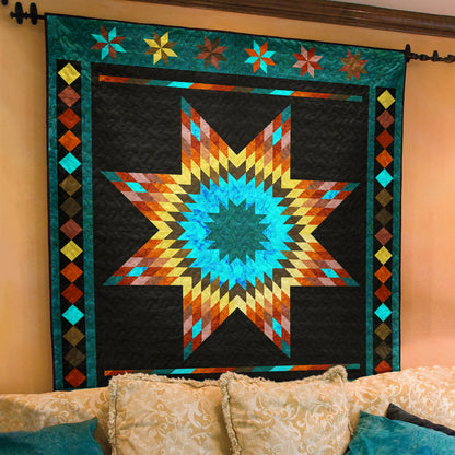 Native American Inspired Star Art Quilt TL22072301BL