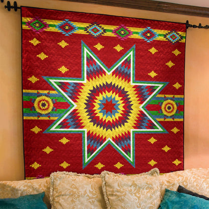 Native American Inspired Star Art Quilt TL01082301BL