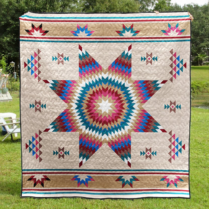 Native American Inspired Star Art Quilt TL01082302BL