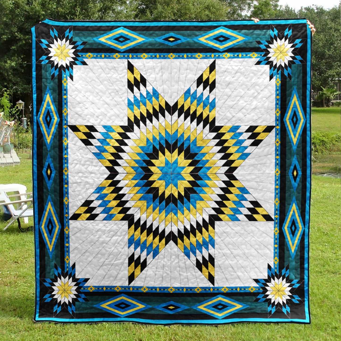 Native American Inspired Star Art Quilt TL05082303BL