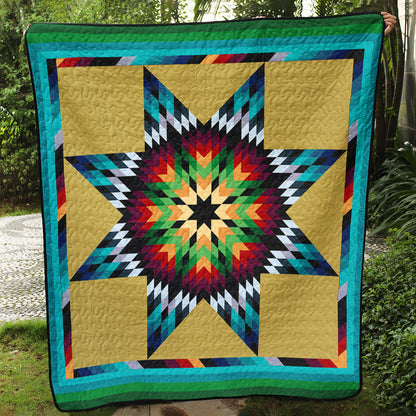 Native American Inspired Star Art Quilt TL26072302BL