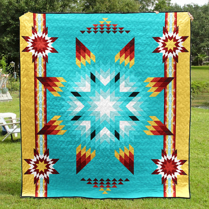 Native American Inspired Star Art Quilt TL22072302BL