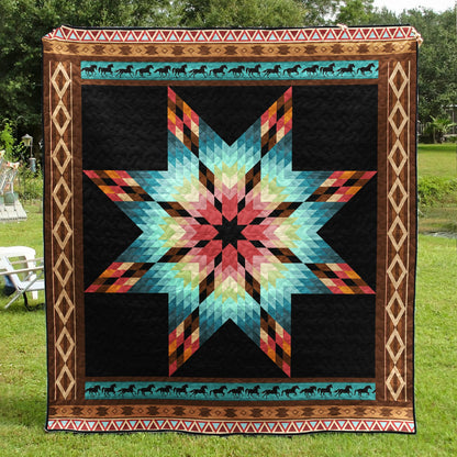Native American Inspired Star Art Quilt TL22072303BL